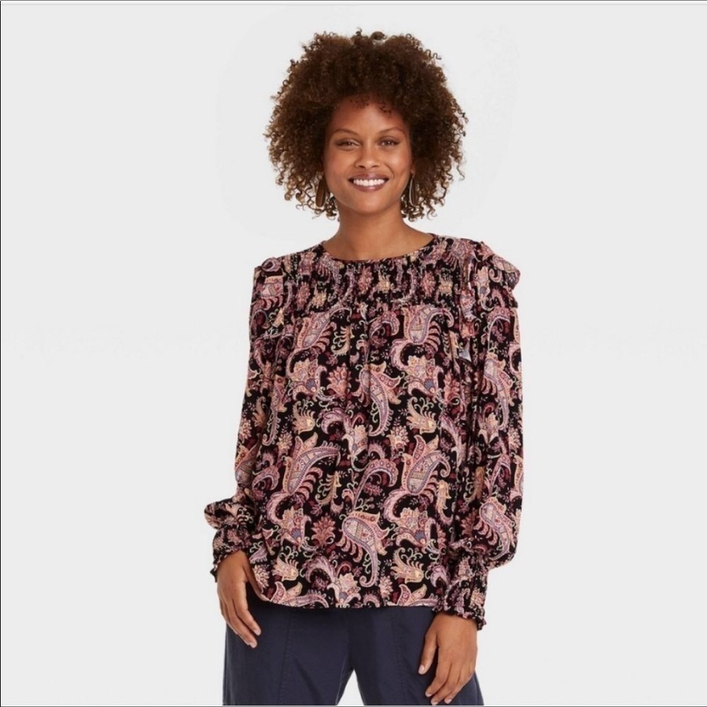 Knox rose bohemian top new